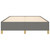  Bed Frame Dark Gray Polyester Queen Bed Frame Rectangular A949-347207