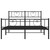  Bed Frame Black Powder-Coated Steel King Size Bed Frame A949-355483