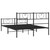  Bed Frame Black Powder-Coated Steel King Size Bed Frame A949-355483