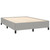  Bed Frame Light Grey Polyester, Plywood, Engineered Wood Full A949-347104