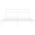  Bed Frame White Steel Full Bed Frame Rectangular Traditional A949-376655