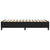  Bed Frame Black Faux leather, plywood, engineered wood Twin A949-3121071