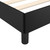  Bed Frame Black 75% polyvinyl chloride, 5% cotton, 20% polyester A949-347283