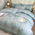 Pattern: Stars Blue, Size Specification: 180cm Fitted Sheet 220X240 - Pure Cotton Bed Sheet Duvet C Q119-CJCS205500310JQ