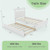 Twin Size Wooden Bed Frame with Trundle for Teens and Adults-Gray B593-HU10866