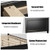 Queen Size Bed Frame Platform Slat High Headboard Bedroom with Rubber Wood Leg-Black - Color: Black D681-HU10440BK-Q