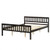 Queen Wood Platform Bed with Headboard - Color: Espresso - Size: Queen Size D681-HU10030