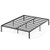 Full/Queen/King Size Metal Bed Frame Heavy Duty Support Slats Mattress Foundation-Queen Size - Colo D681-HU11070DK-Q