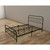 Queen Classic Farmhouse Black Metal Bed Frame with Rounded Headboard Footboard Q280-QNBLKCMB137958276