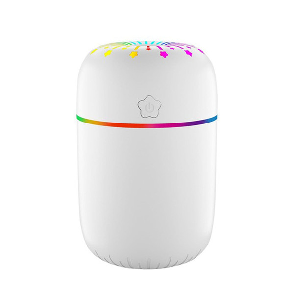 Colorful Mini Humidifier With 300ml Water Tank Usb Aroma Essential Oil Diffuser Colorful Night Ligh K484-PHO_0YGSSQGY