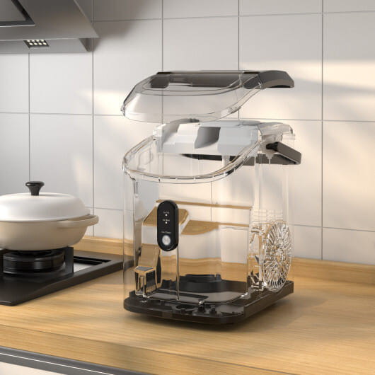 Nugget Countertop Ice Maker with Soft Chewable Pellet Ice-Black - Color: Black D681-ES10294US-BK