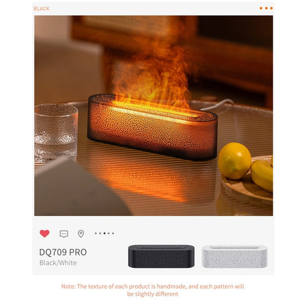Aromatherapy Diffuser 150ml USB Flame Aromatherapy Machine with 7 LED Color Changing Lights DQ711 B K484-FQZHE_VE36J9VA