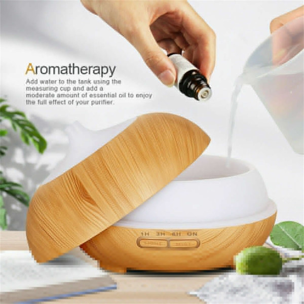 3-in-1 550ml Ultrasonic Led Essential Oil Aroma Diffuser Remote Control Mist Humidifier Air Purifie K484-PHO_0XLM6ZZQ