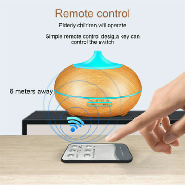3-in-1 550ml Ultrasonic Led Essential Oil Aroma Diffuser Remote Control Mist Humidifier Air Purifie K484-PHO_0XLM6ZZQ