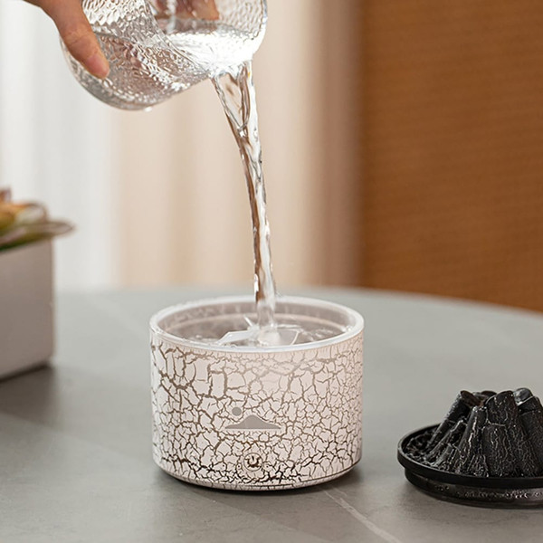 Aromatherapy Diffuser 180ml Ultrasonic Aromatherapy Humidifier USB Flame Aromatherapy Machine with  K484-FQZHE_LQJ5V6V7