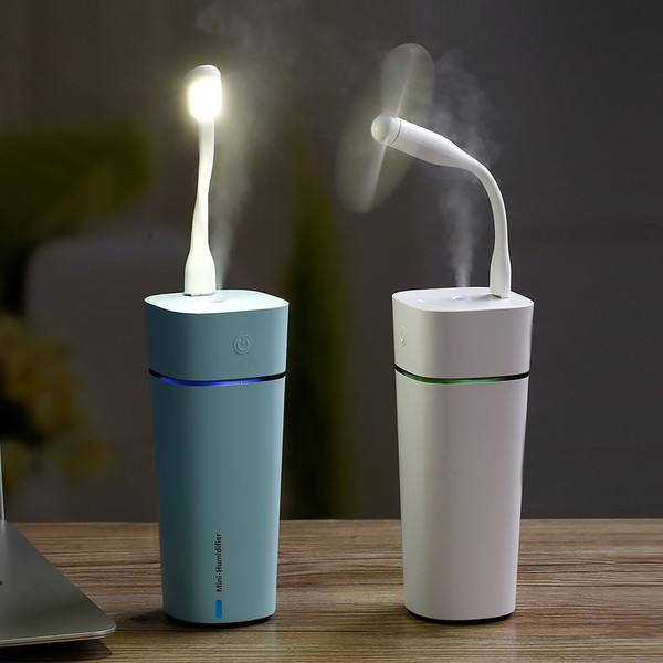 3 in 1 Mini Portable Humidifier Fan - Color: yellow Q119-CJJZJYGR00036-yellow