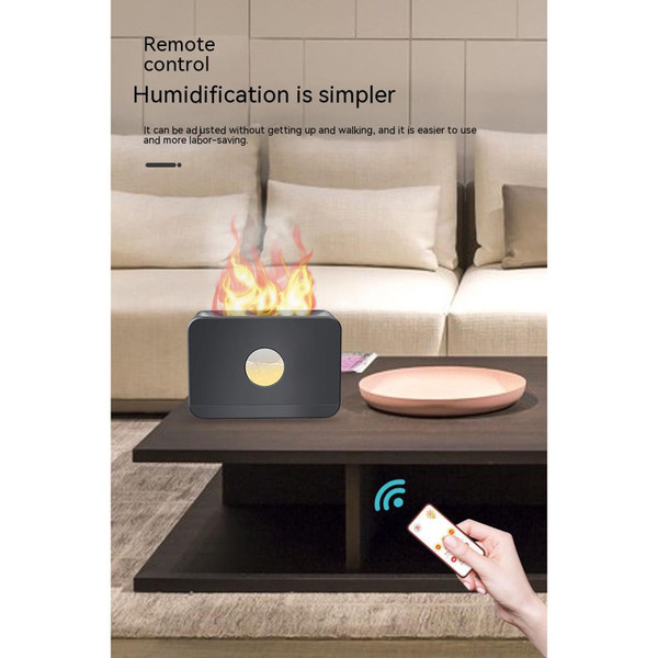 Dual-color Flame Air Humidifier Aroma Diffuser Desktop Quiet Humidifier Fog Maker Home Fragrance Di K484-PHO_0XP12A2G