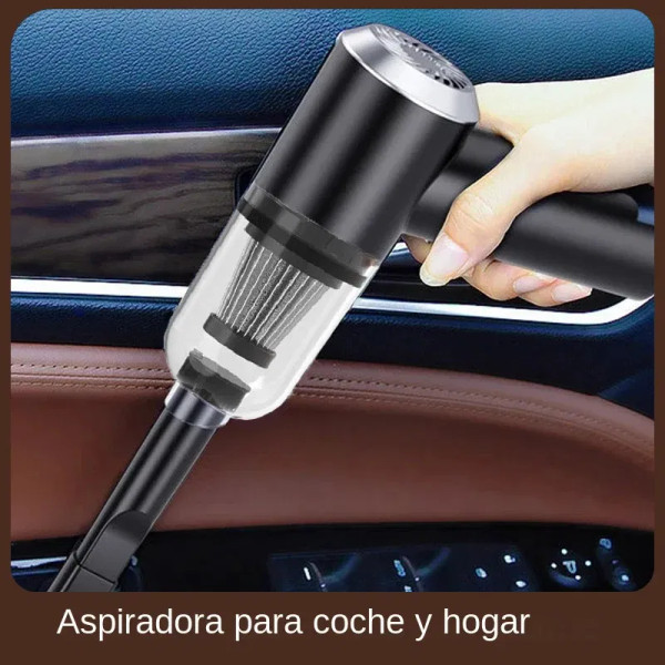 Color: black - 9000Pa Wireless Car Vacuum Cleaner USB Charging 1200mAh Portable Cleaning Appliance  F640-12000031989941511