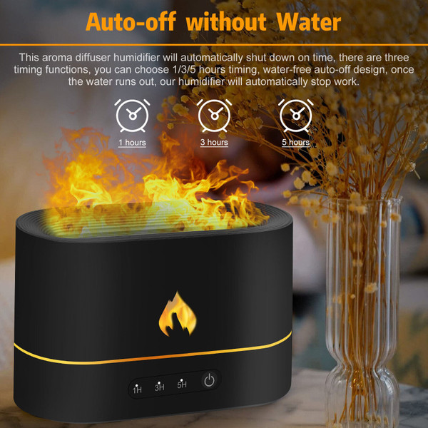 250ml Usb Air Humidifier Essential Oil Diffuser Black K484-PHO_0W5EAMYY