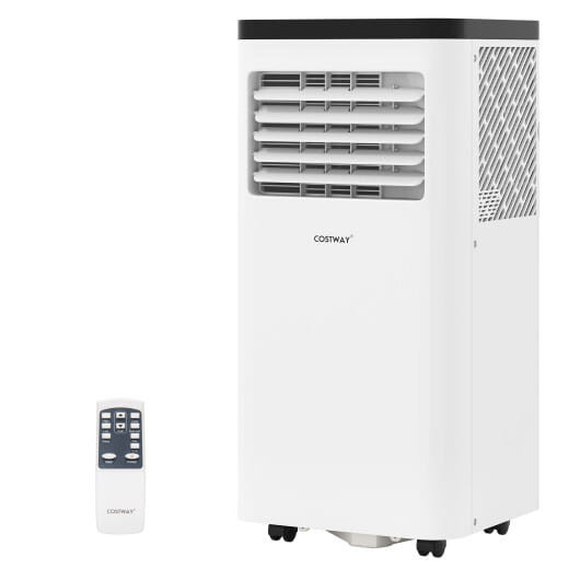 8000 BTU Portable Air Conditioner 3 in 1 Floor AC Unit - Color: White - Size: 8000 BTU D681-FP10947US-WH