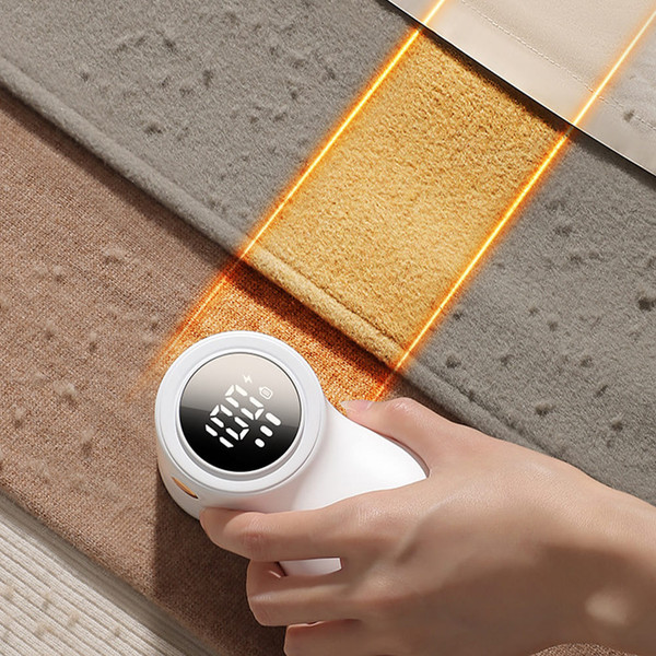 Digital Display Hairball Trimmer, Rechargeable 1200mAh Lithium Battery Lint Shaver, Fabric Shaver,  K484-FQZHE_RLHQCKUC