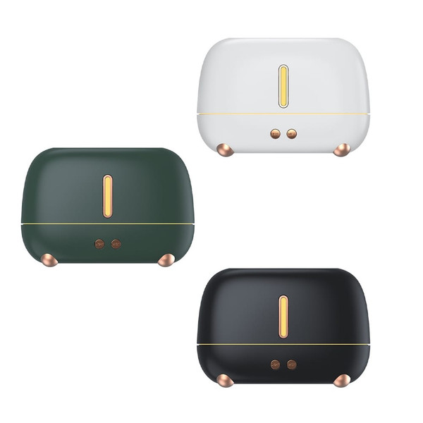 Flame Aroma Diffuser, Flame Humidifier with 3 Color Changing Lights USB Charging Square Aromatherap K484-FQZHE_UGNQWYA7