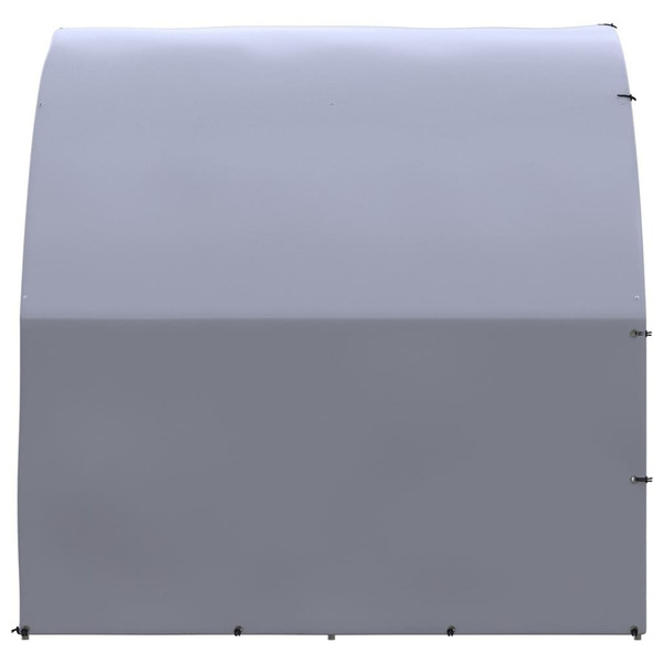  Chicken Coop Silver and silver gray Galvanized steel, Polyethylene A949-3095480
