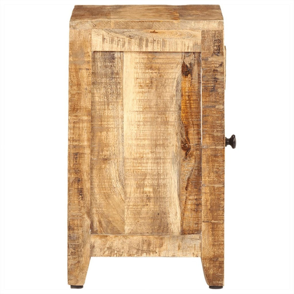 Bedside Cabinet Brown Solid Mango Wood Bedside Cabinet A949-320802