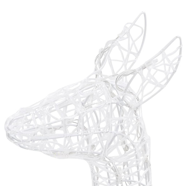 Reindeer Family Warm White Acrylic Acrylic Reindeer Other A949-329789