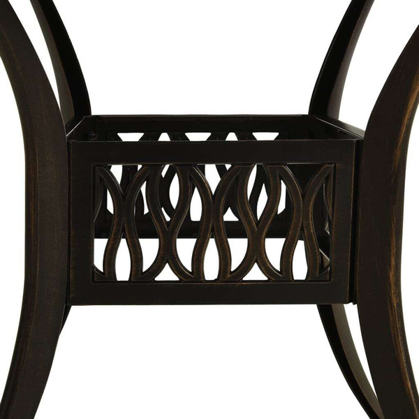Garden Table Bronze Cast Aluminum Medium Attractive Design A949-315585