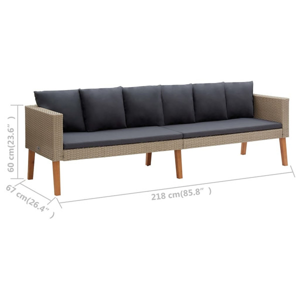 Garden Furniture Set Beige, Anthracite A949-3059327