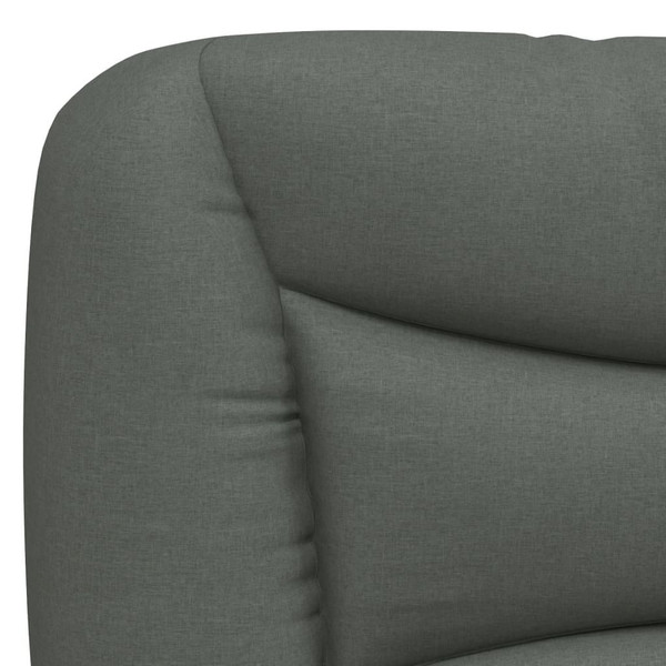 Headboard Cushion Dark Gray Fabric (100% polyester) Large A949-374634