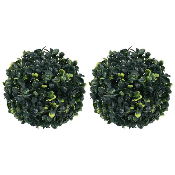 Fake Boxwood Ball Mixed Green Polyethylene Medium A949-315468