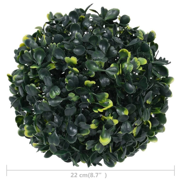 Fake Boxwood Ball Mixed Green Polyethylene Medium A949-315468