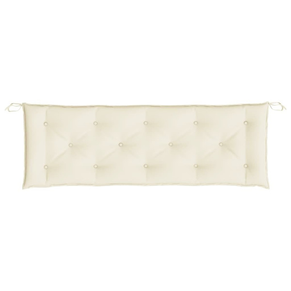 Garden Bench Cushion Cream White Oxford Fabric (100% Polyester) A949-314958