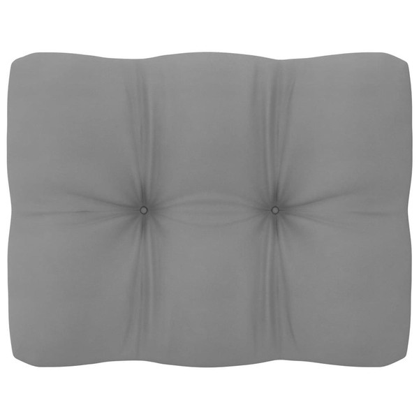 Corner Sofa Pinewood and Grey Solid pinewood and 100% polyester A949-805715