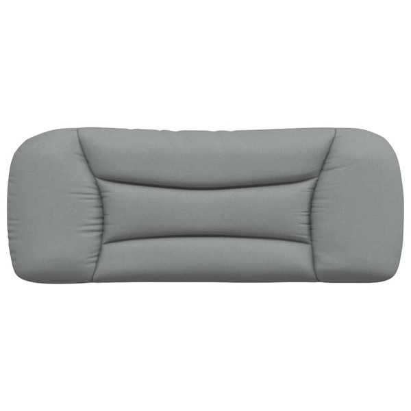 Headboard Cushion Light Grey 100% Polyester Standard Rectangular A949-374549
