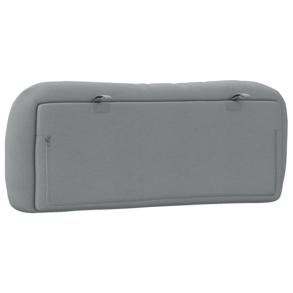 Headboard Cushion Light Grey 100% Polyester Standard Rectangular A949-374549