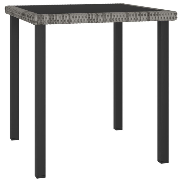 Dining Set Grey Poly rattan 5 Piece Set Light Weight Dining Set A949-3065712