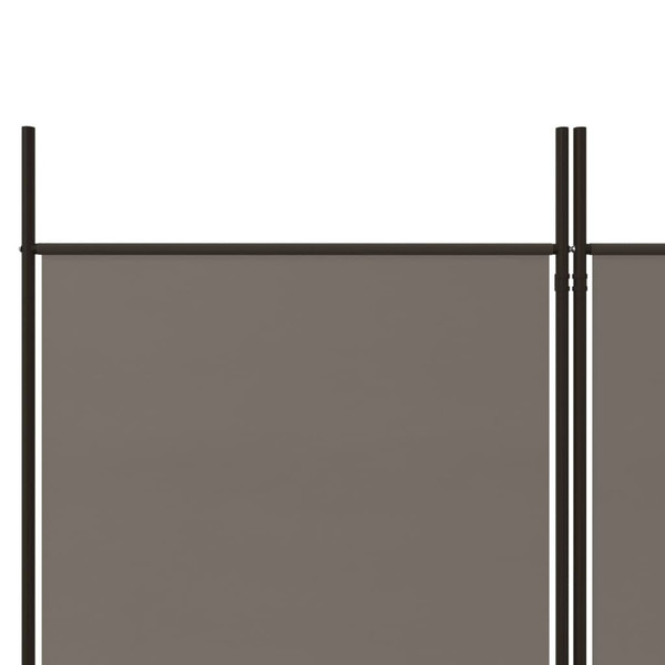 5-Panel Room Divider Anthracite 98.4"x78.7" Fabric A949-350188