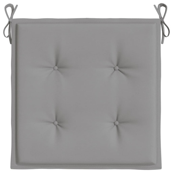 Chair Cushion Set of 6 Grey Oxford fabric (100% polyester) A949-314041