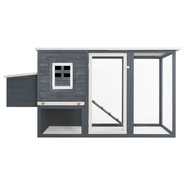Chicken Coop Grey and White A949-170846