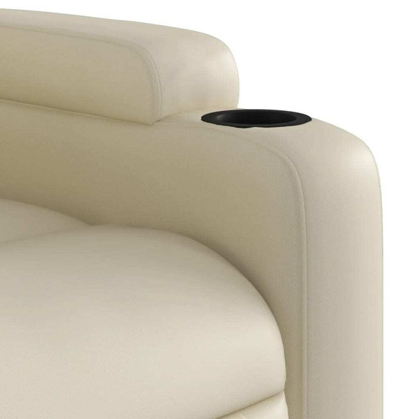 Electric Stand Up Massage Recliner Chair Cream A949-3205998