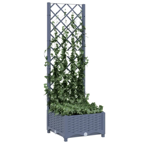 Garden Planter Blue grey Polypropylene Large Planters A949-318248