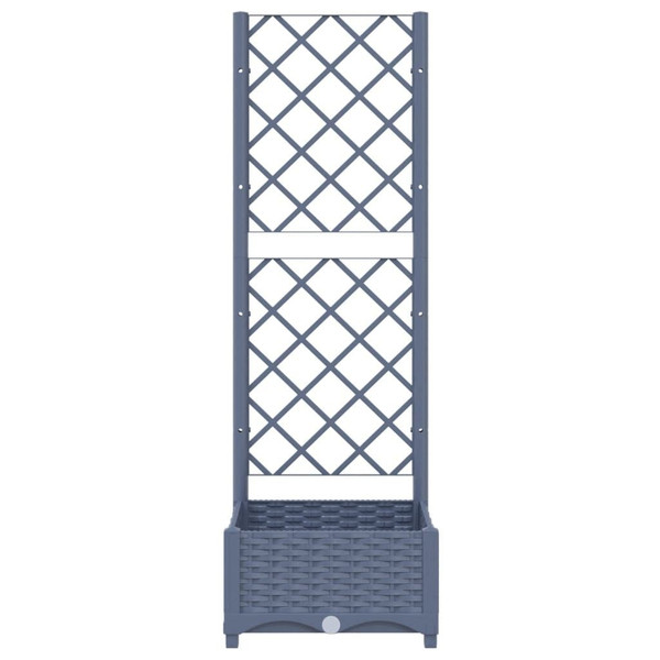 Garden Planter Blue grey Polypropylene Large Planters A949-318248