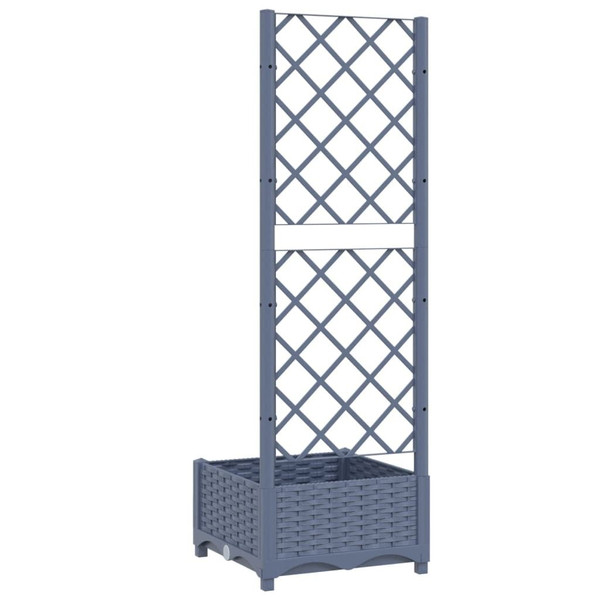 Garden Planter Blue grey Polypropylene Large Planters A949-318248