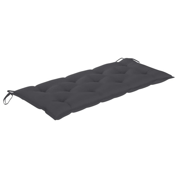 Garden Bench Light brown, Anthracite cushion A949-3063783