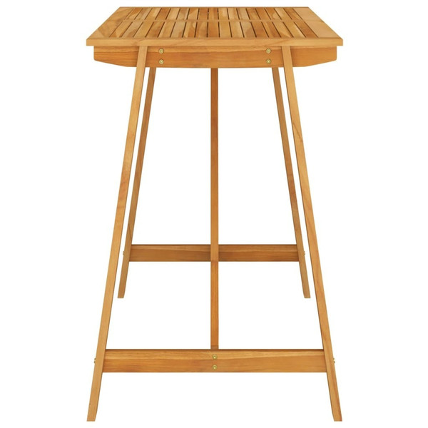 Garden Bar Set Brown Solid acacia wood 5 Piece Set Durable A949-3067962