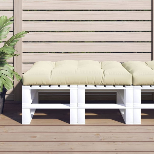 Pallet Cushion Cream Fabric (100% polyester) 47.2 x 31.5 x 4.7 in A949-314414