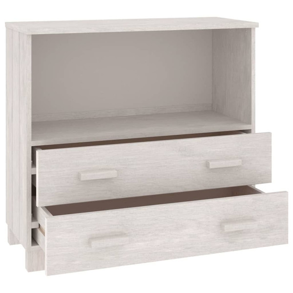 Sideboard White Solid pinewood Compact White Sideboard A949-340497